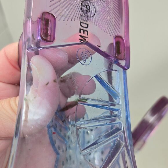 STEVE MADDEN Pink, Blue and Purple Butterfly Women's Jelly Sandals Size 6 - Picture 4 of 5